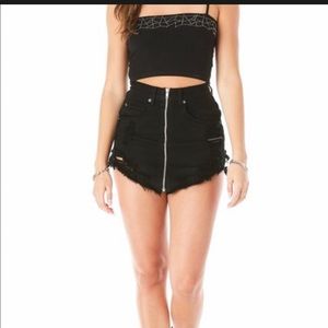 BEATRICE ZIP FRONT SKIRT